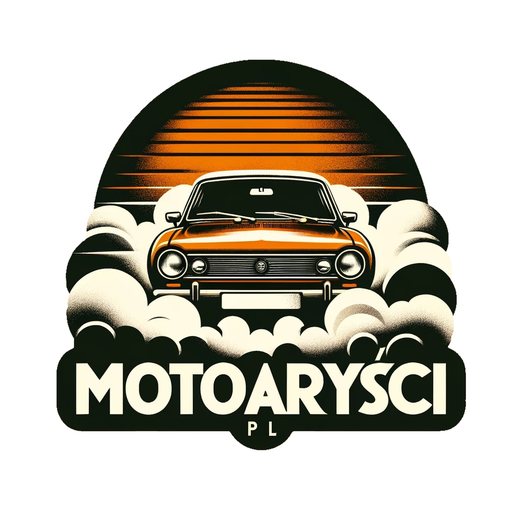 DALL·E_2024-02-03_13.48.56_-_Design_a_logo_for_MotoArtysci.pl_featuring_a_70s-80s_classic_car_emerging_from_a_cloud,_with_a_mini