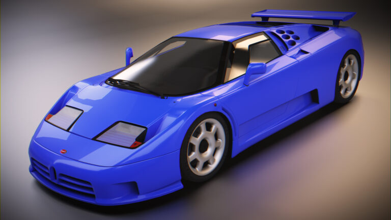 Bugatti EB110 – wskrzeszenie legendy w czterech turbinach